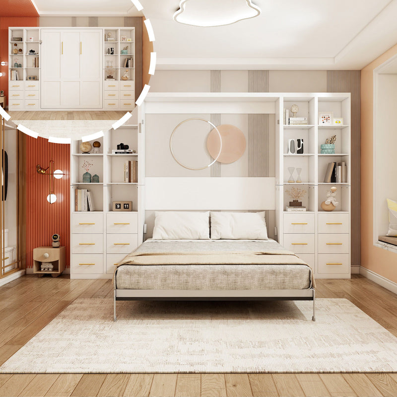 Multifunctional Vertical Murphy Wall Bed