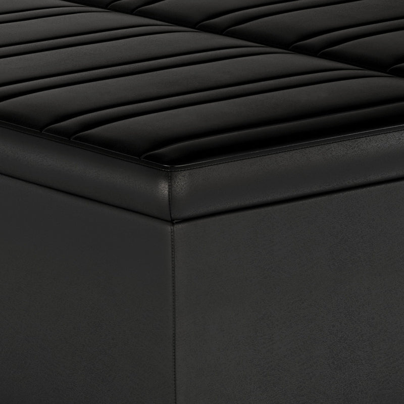 Ellis - Coffee Table Storage Ottoman Contemporary Design