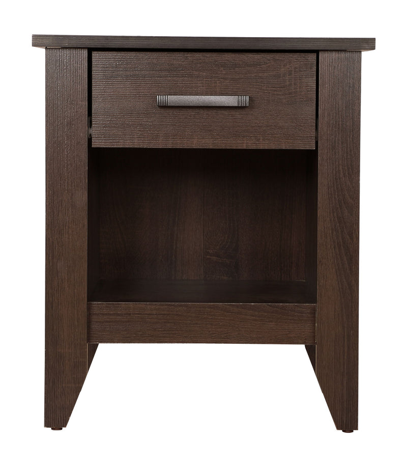 Roller Drawer Glides Nightstand