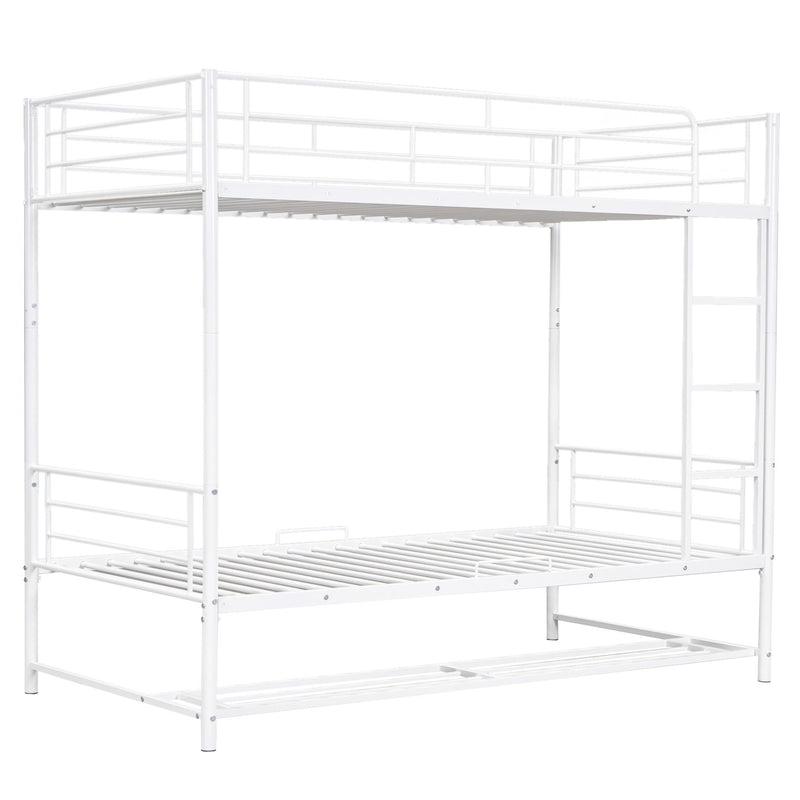 Metal Bunk Bed & Shelf And Guardrails