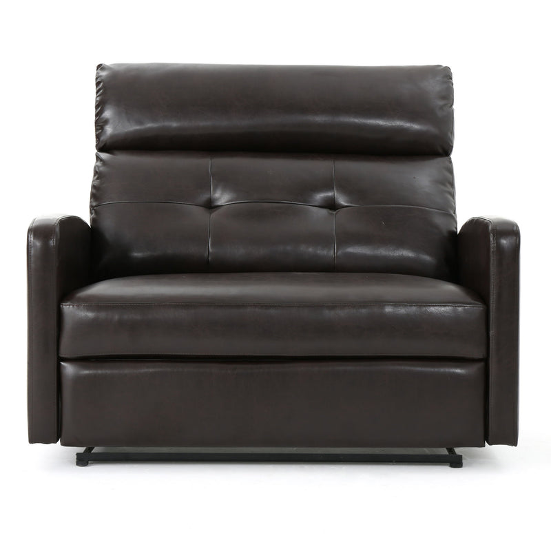 Alma - Contemporary Upholstered Loveseat Recliner