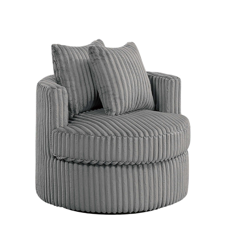 Swivel Upholstered Accent Chair For Living Room