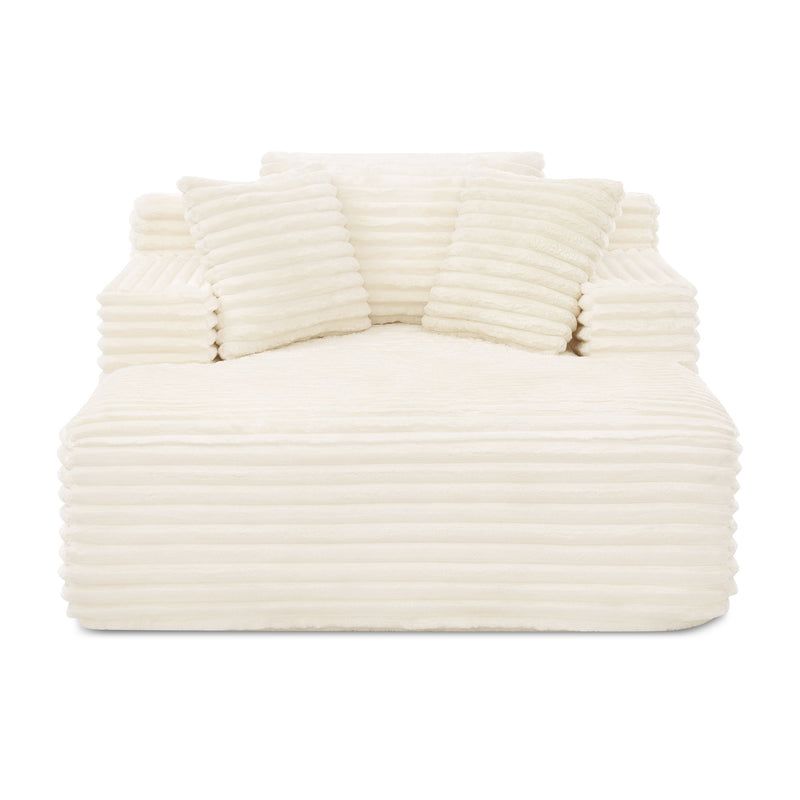 Chaise Lounge Sofa Bed With Deep Seat For Living Room