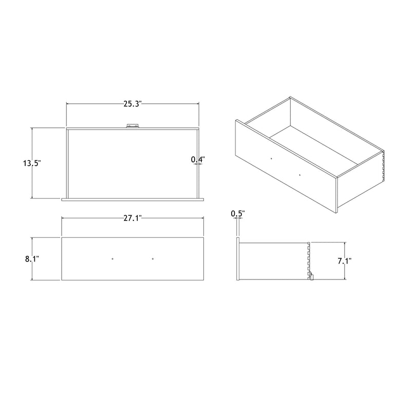 Adelaide - Dresser With Sleek Finish And Drawer Pulls