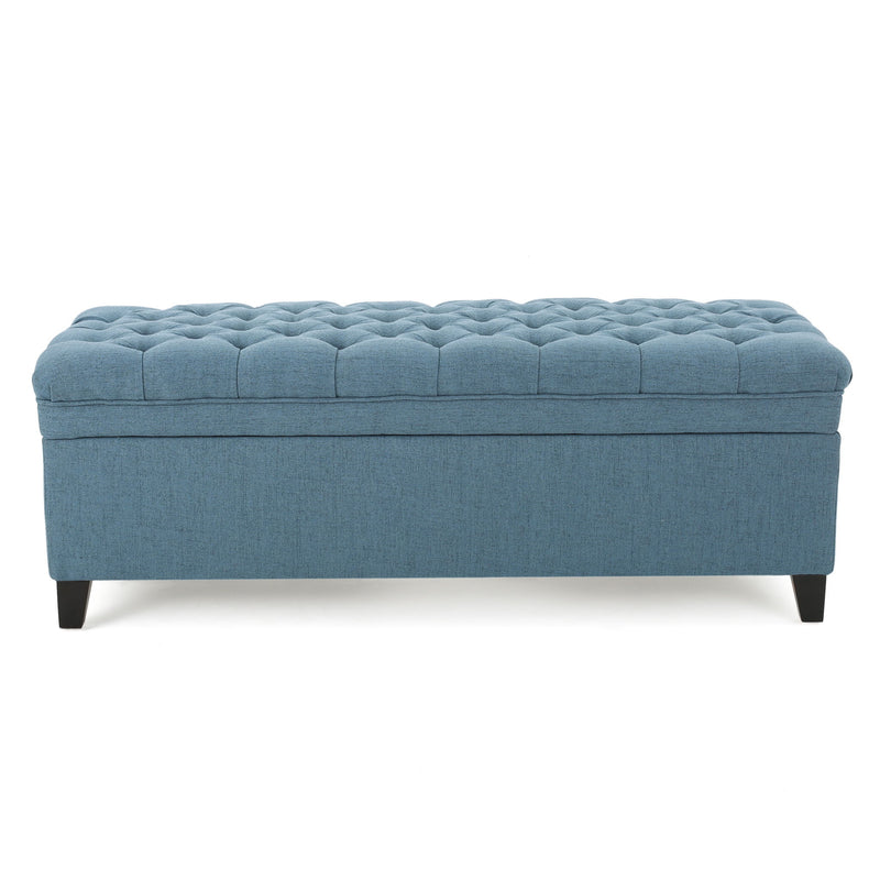 Juliana - Storage Ottoman With Birch Legs