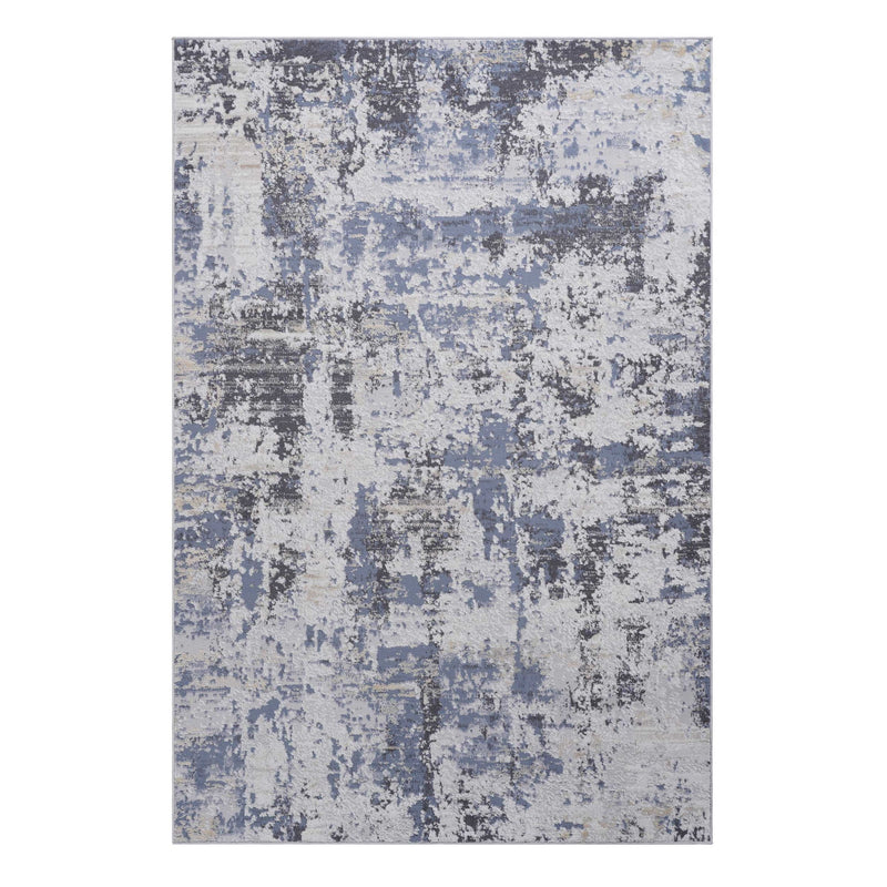 Payas - 6' X 9' Abstract Area Rug - Gray / Denim