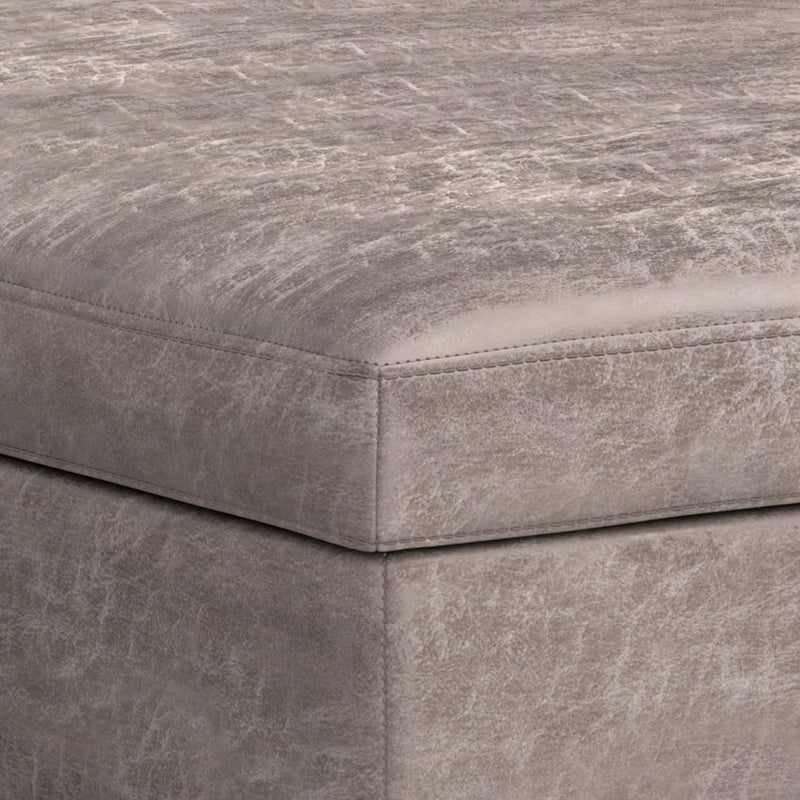 Owen - Multifunctional Square Coffee Table Storage Ottoman