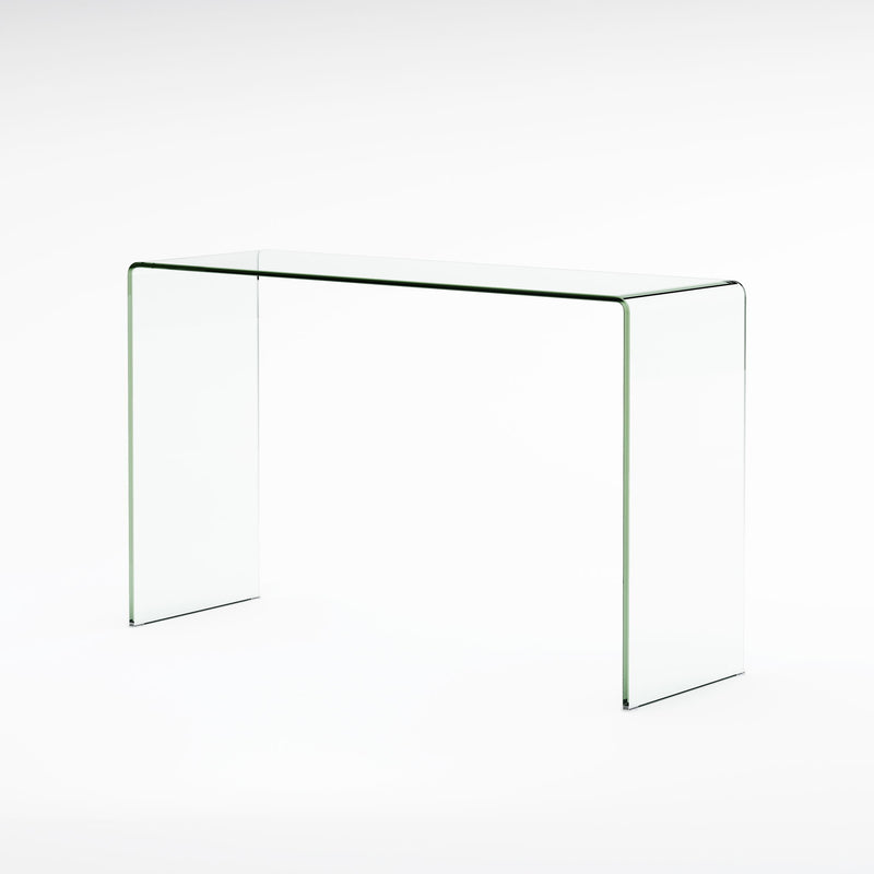 Cadyn - Tempered Glass Console Table Sleek Design - Clear