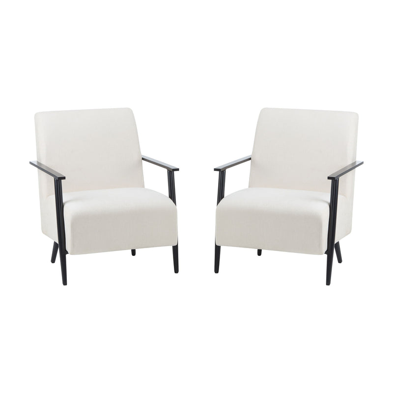 Modern Lounge Chair With Polyester Upholstery