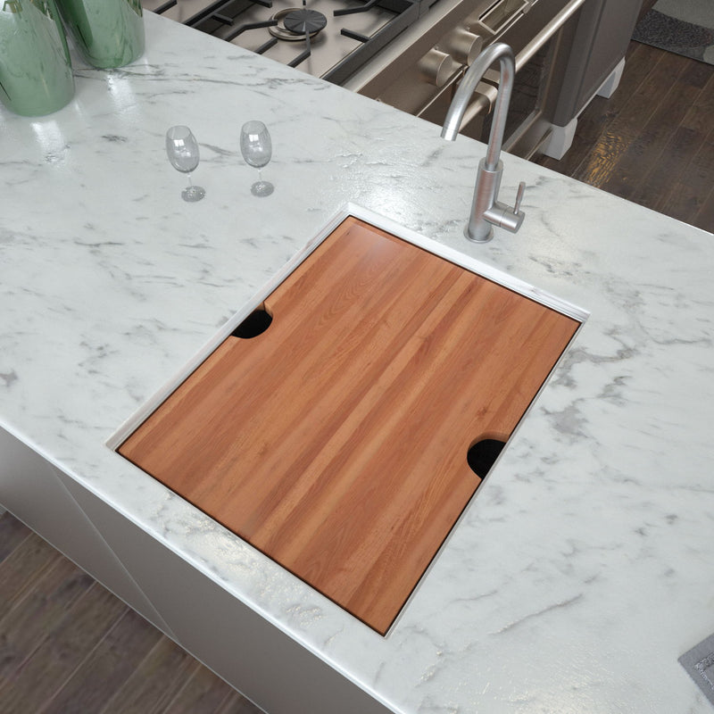 Laundry Workstation Undermount Utility Sink, Deep Single Bowl