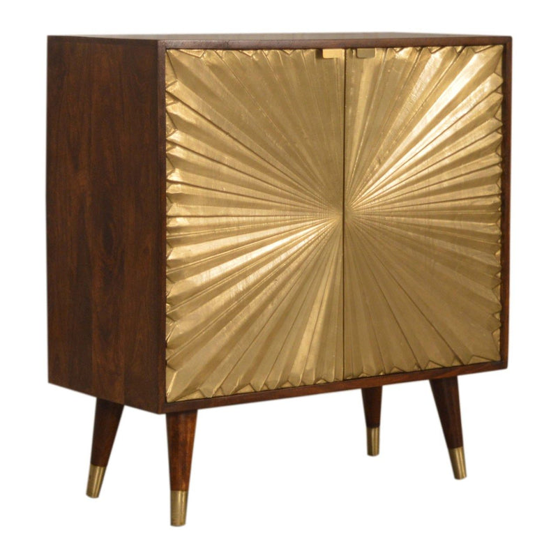 Manila - Cabinet - Gold / Brown