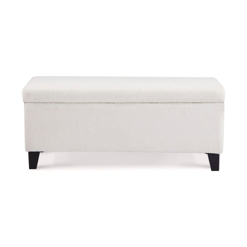 Storage Ottoman With Flip Top Lid