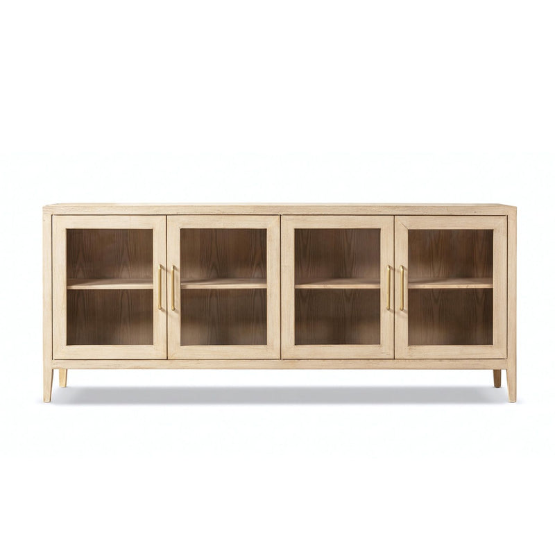 Marlowe - Glass Door Sideboard - White