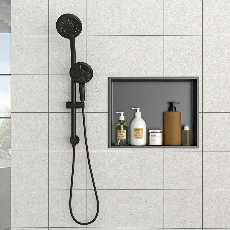 Stainless Steel Shower Niche With Seamless Design For Bathroom Storage