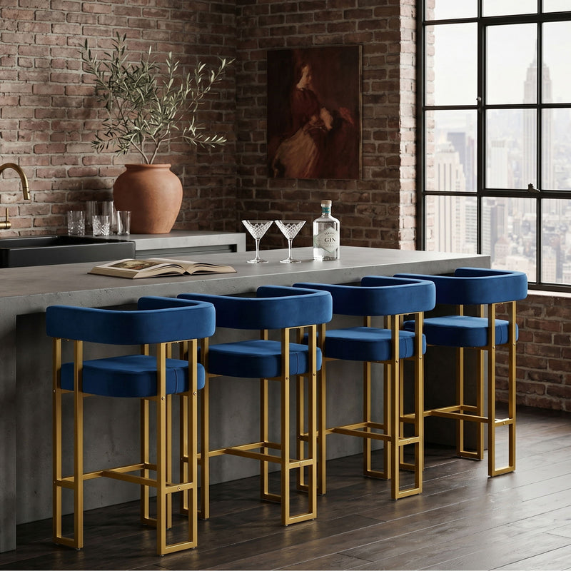 Modern Counter Height Bar Stools With U - Shaped