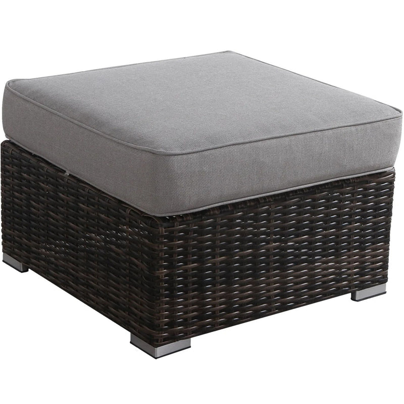 Stylish Outdoor Ottoman With Cushion For Comfort