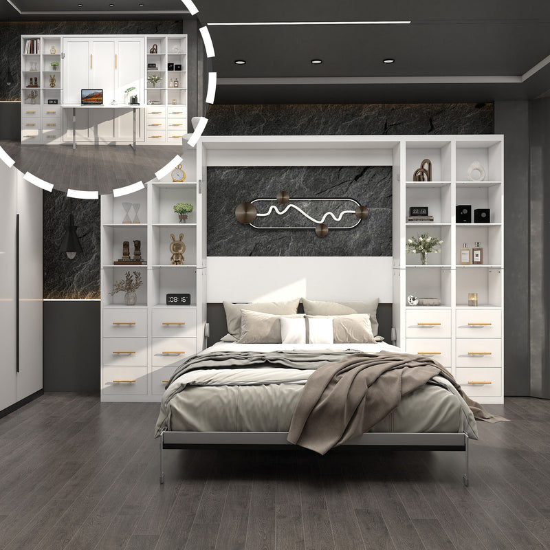 Multifunctional Vertical Murphy Wall Bed