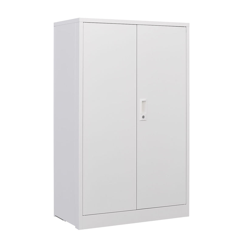 Metal Storage Cabinet With Locking Doors And Adjustable Shelf, Folding Filing Storage Cabinet, Folding Storage Locker Cabinet For Home Office, School, Garage