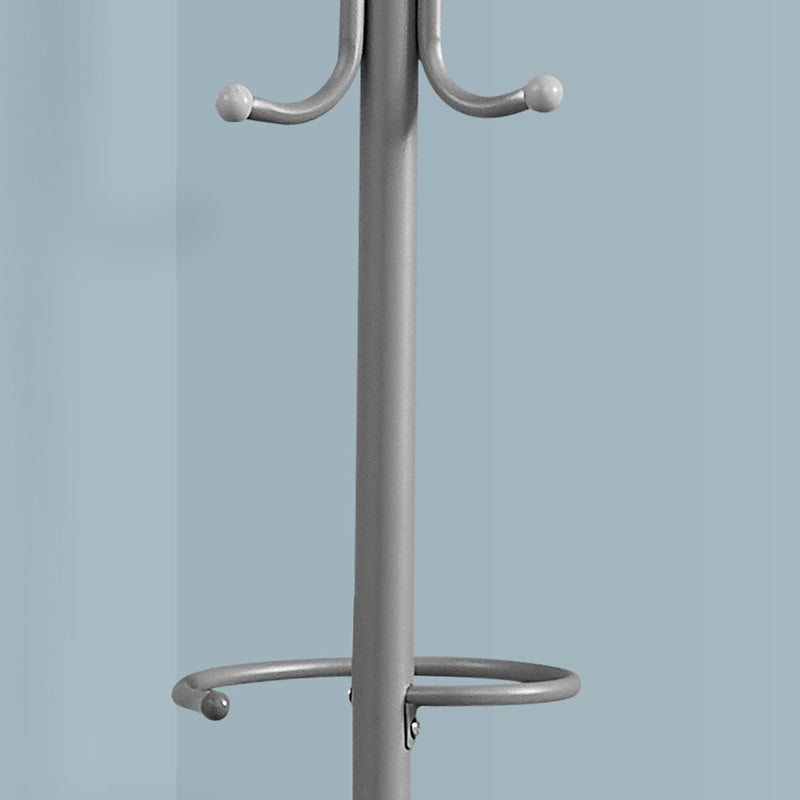 Coat Rack, Hall Tree, Free Standing, Hanging Bar, 6 Hooks, Entryway, Contemporary & Modern