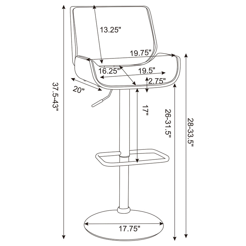 Adjustable Bar Stool