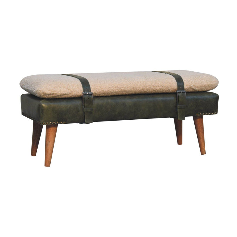 Buffalo - Hide Leather Bench