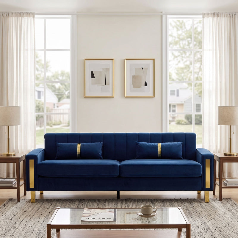 Luxurious Sofa With Accents