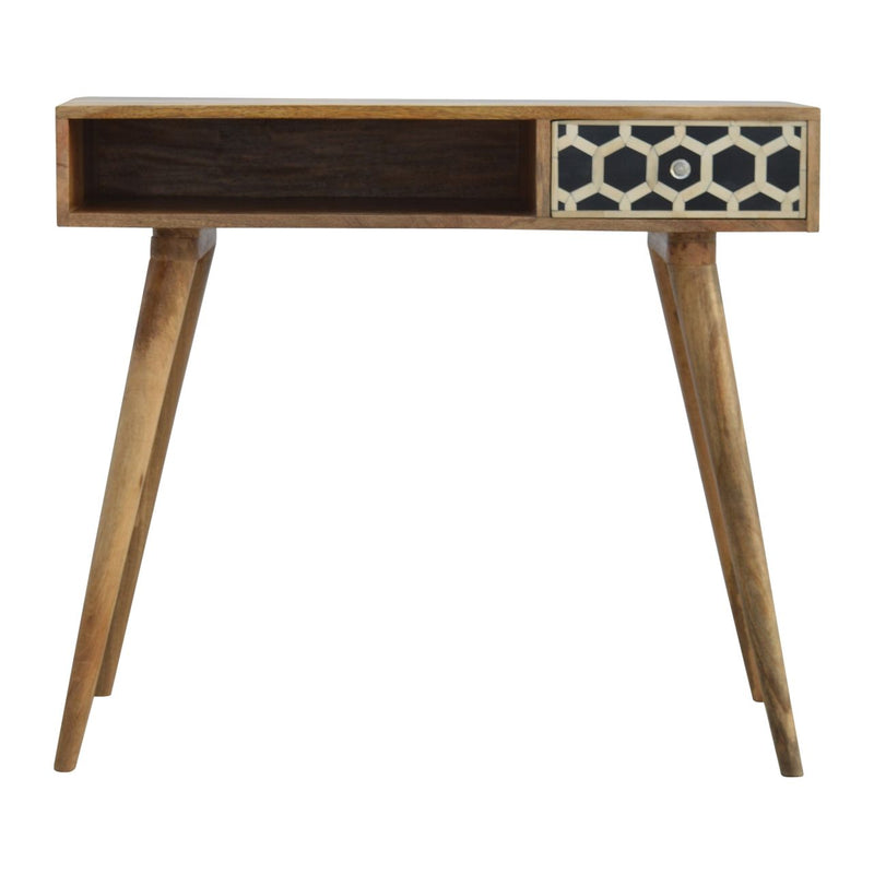 Inlay Bone Writing Desk - Beige