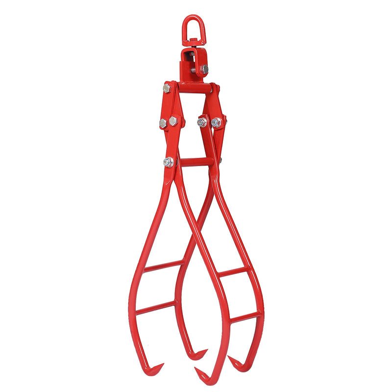 Heavy-Duty 4 Claw Timber Log Lifting Tongs Grabber