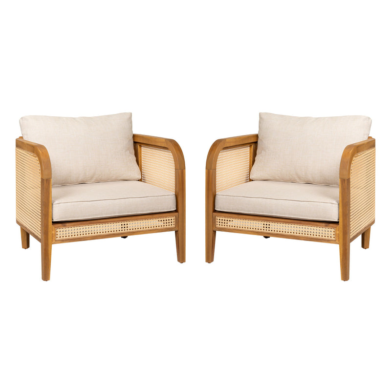 Kirkby - Bohemian Outdoor Patio Cushioned Arm Chair