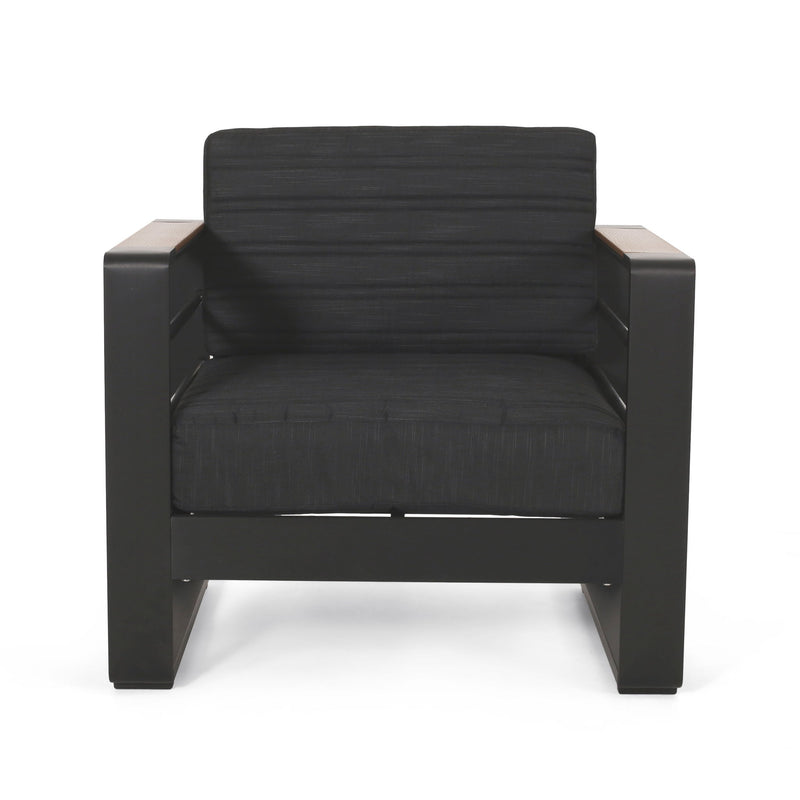 Giovanna - Club Chair Set With Aluminum Frame