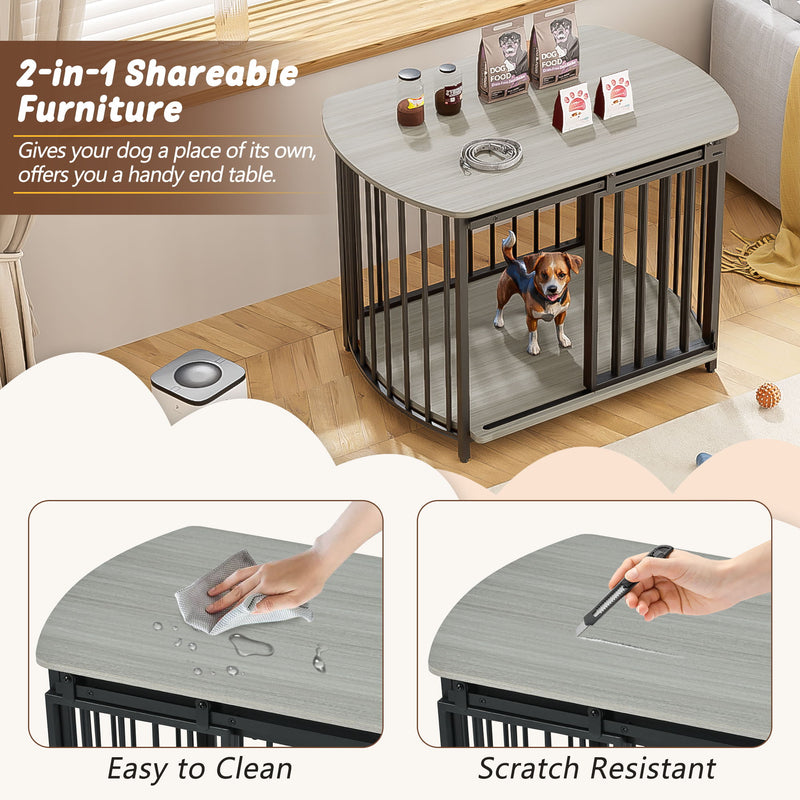 Furniture Style Dog Crate For Small And Medium Dogs