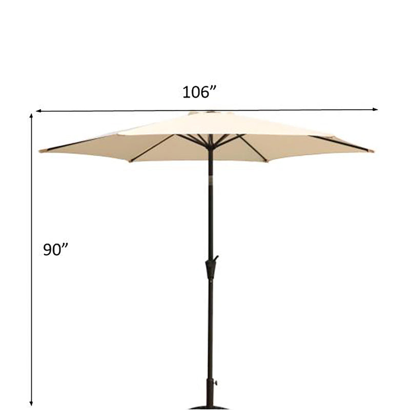 9' Pole Umbrella With Carry Bag