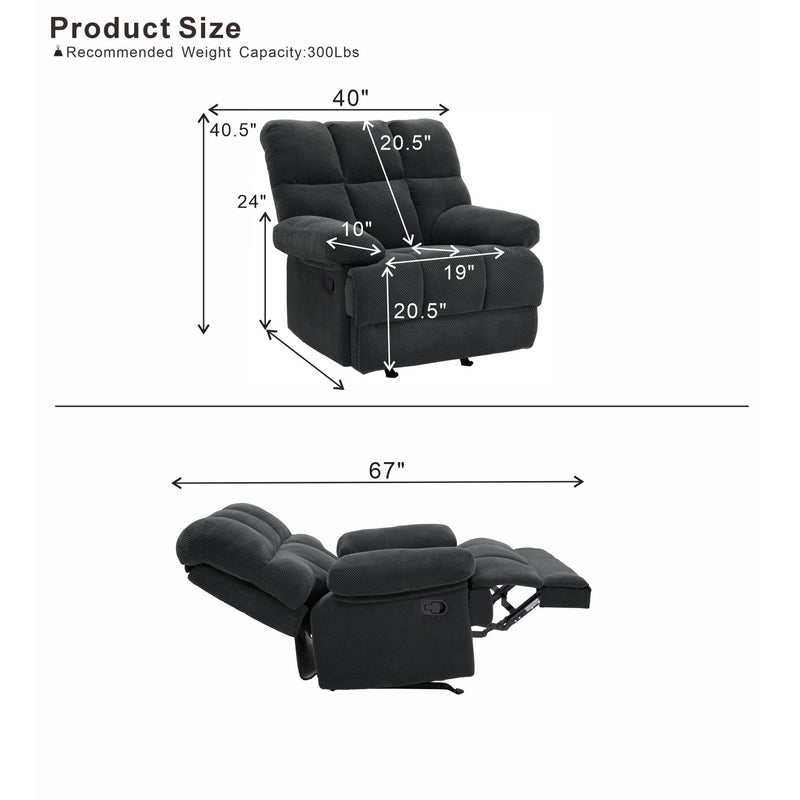 Manual Rocker Recliner Chair
