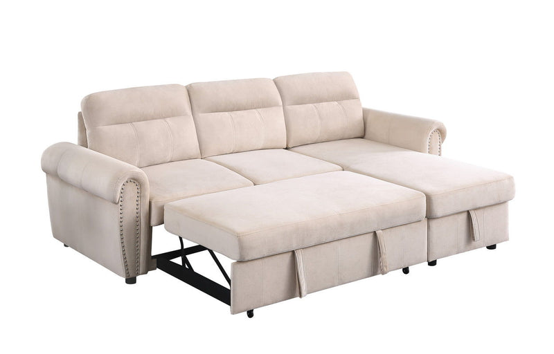 Ashton - Reversible Sleeper Sectional Sofa Chaise