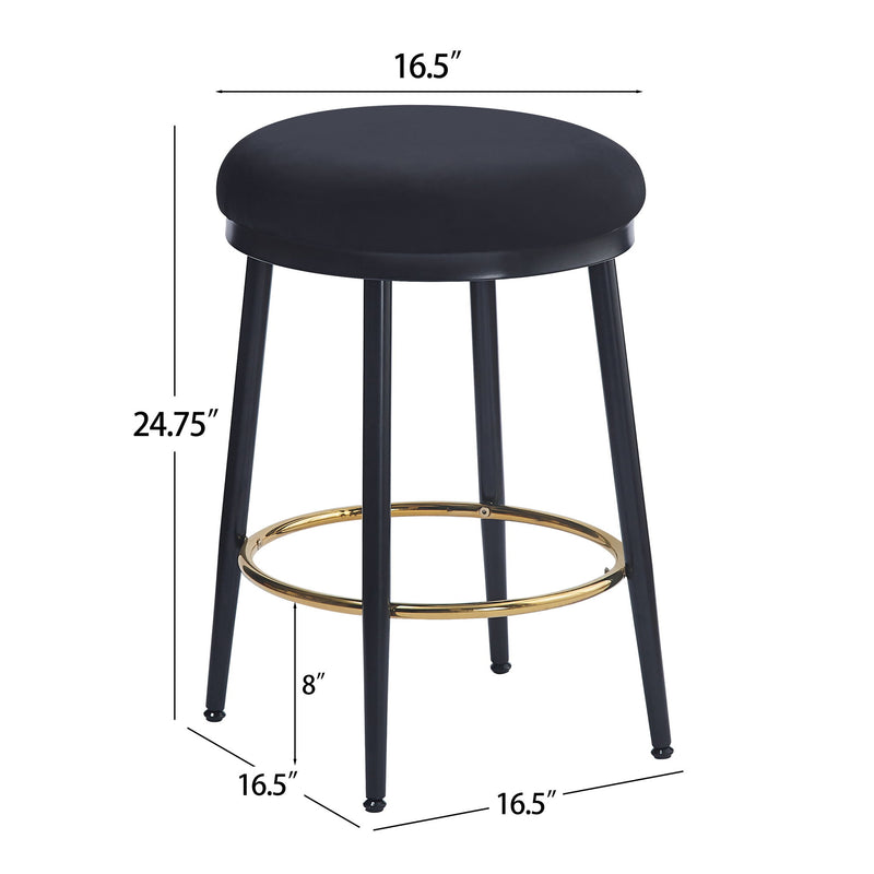 Stylish Design Counter Stools (Set of 2)