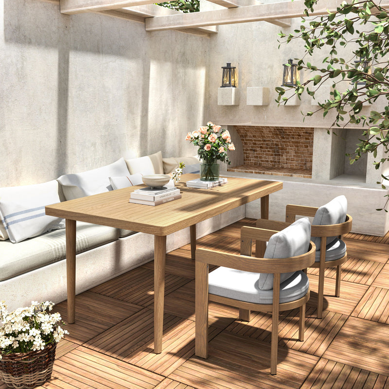 Elko Janiyah - Outdoor Patio Dining Set Dining Chairs And Dining Table