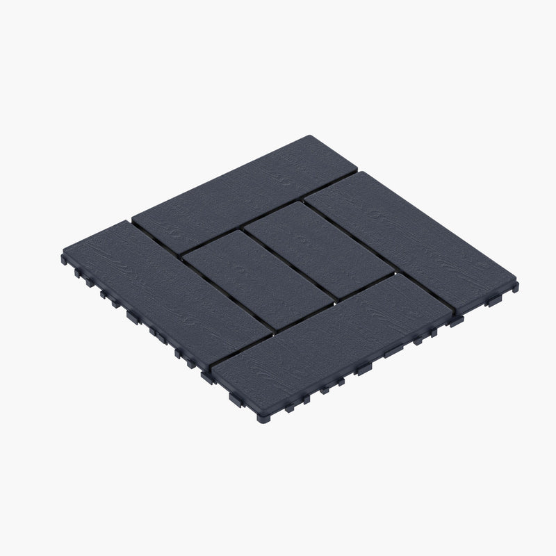 Patio Diy Module Interlocking Decking Tiles Floor, Outdoor And Indoor, Easy And Quick Installation