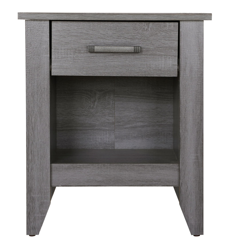 Roller Drawer Glides Nightstand