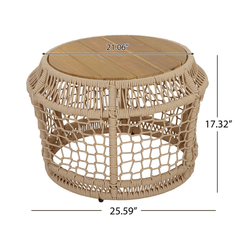 Modern Bohemian Side Table