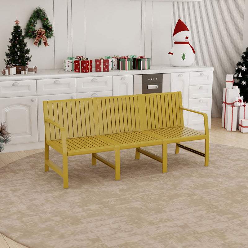 1 Piece Indoor / Outdoor 3 Seater Sofa, UV-Resistant, Waterproof And Durable