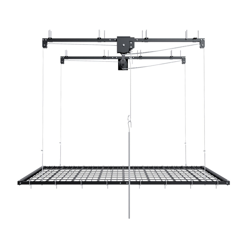 4 X 8 Ft Overhead Garage Storage Rack - Black