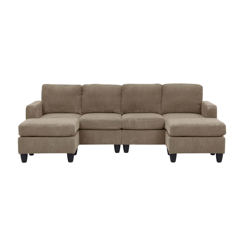 Modular Sectional With 2 Ottomans