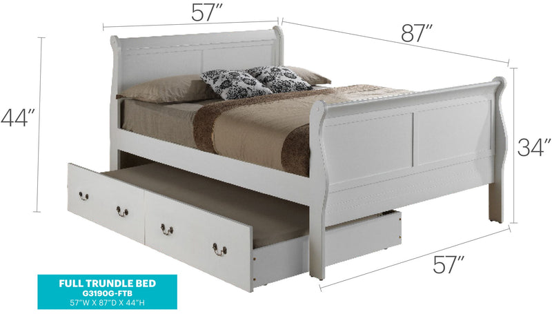 Elegant Trundle Bed With Timeless Charm
