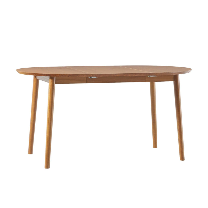 Damsel - Extension Dining Table With Removable Leaf - Caramel