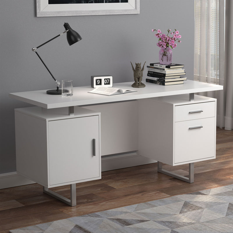 Contemporary 2 Drawer Computer Desk