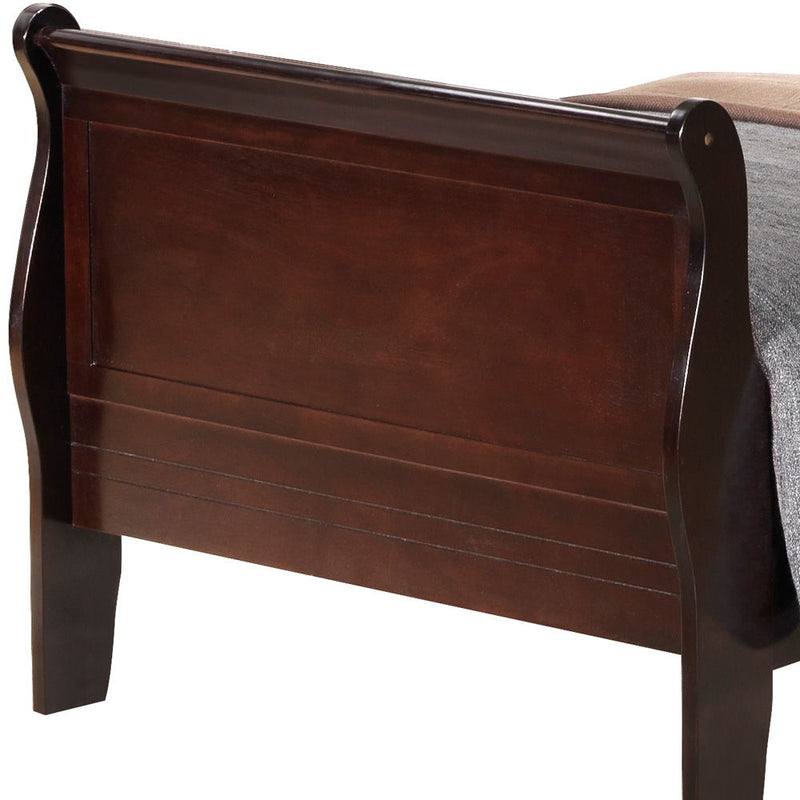 Louis Phillipe - Panel Sleigh Bed