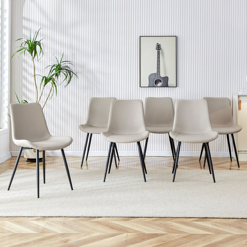 Modern Medieval Style Restaurant Cushioned Chairs With Suede Backrests