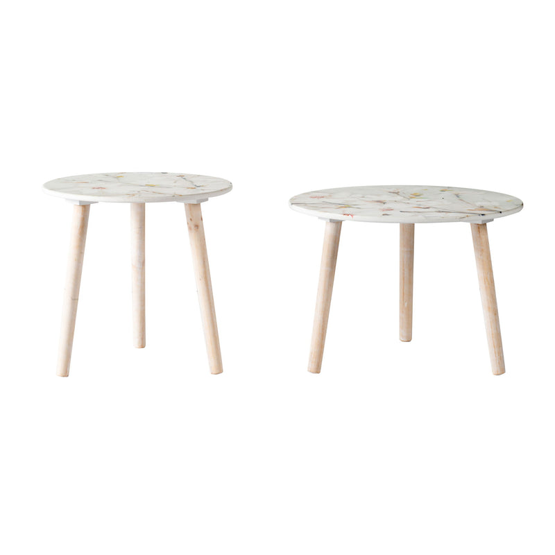 Nature-Inspired Side Tables (Set of 2)