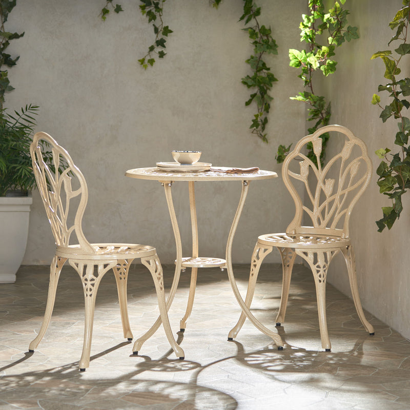 Nassau - Cast 3 Piece Bistro Set