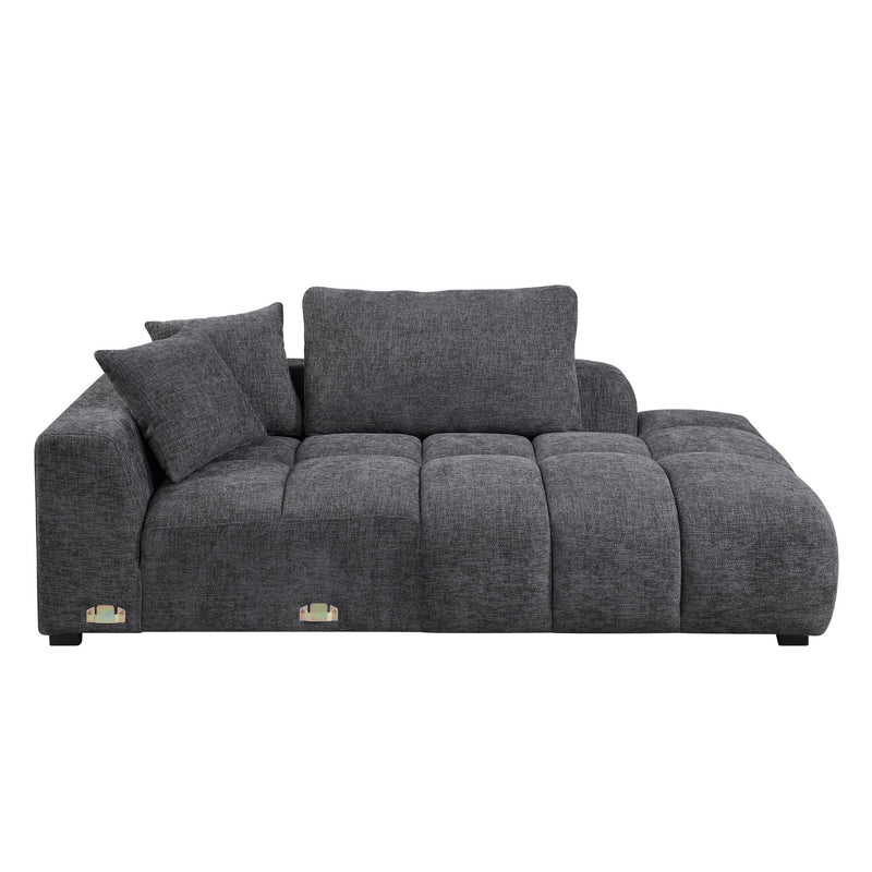 Chosen - Sectional Sofa With Toss Pillows And Chaise